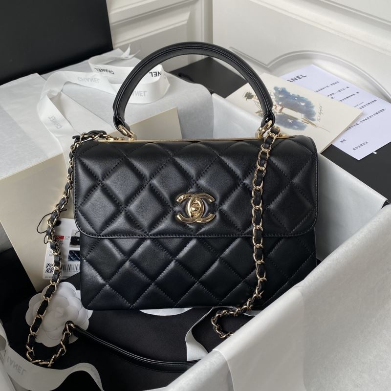 Ch**el top handle bags